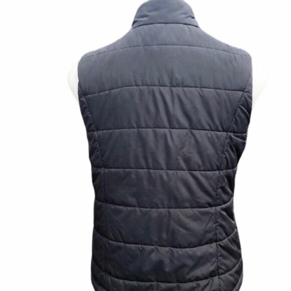 Liz Claiborne black puffer vest pockets size small - Picture 3 of 5